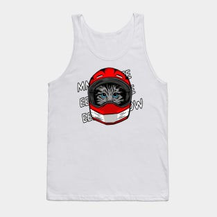 funny cat driver – Meeeeeeeow, the sound of formula m1ao (Carlo) Tank Top